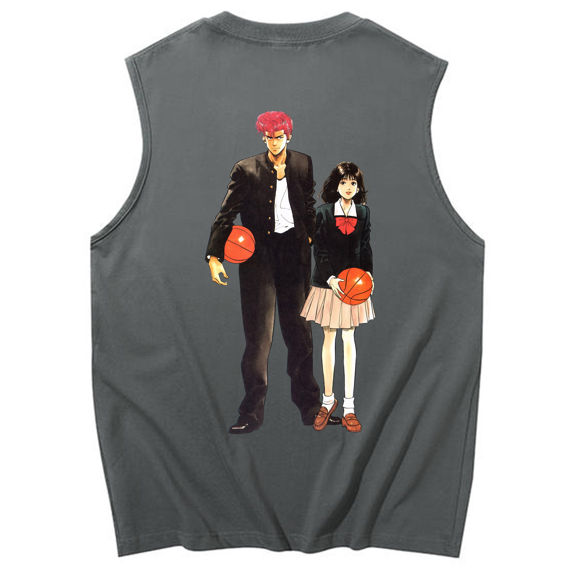 （画像用） SLAM DUNK／スラムダンク コットン100％タンクトップ（背面プリント）